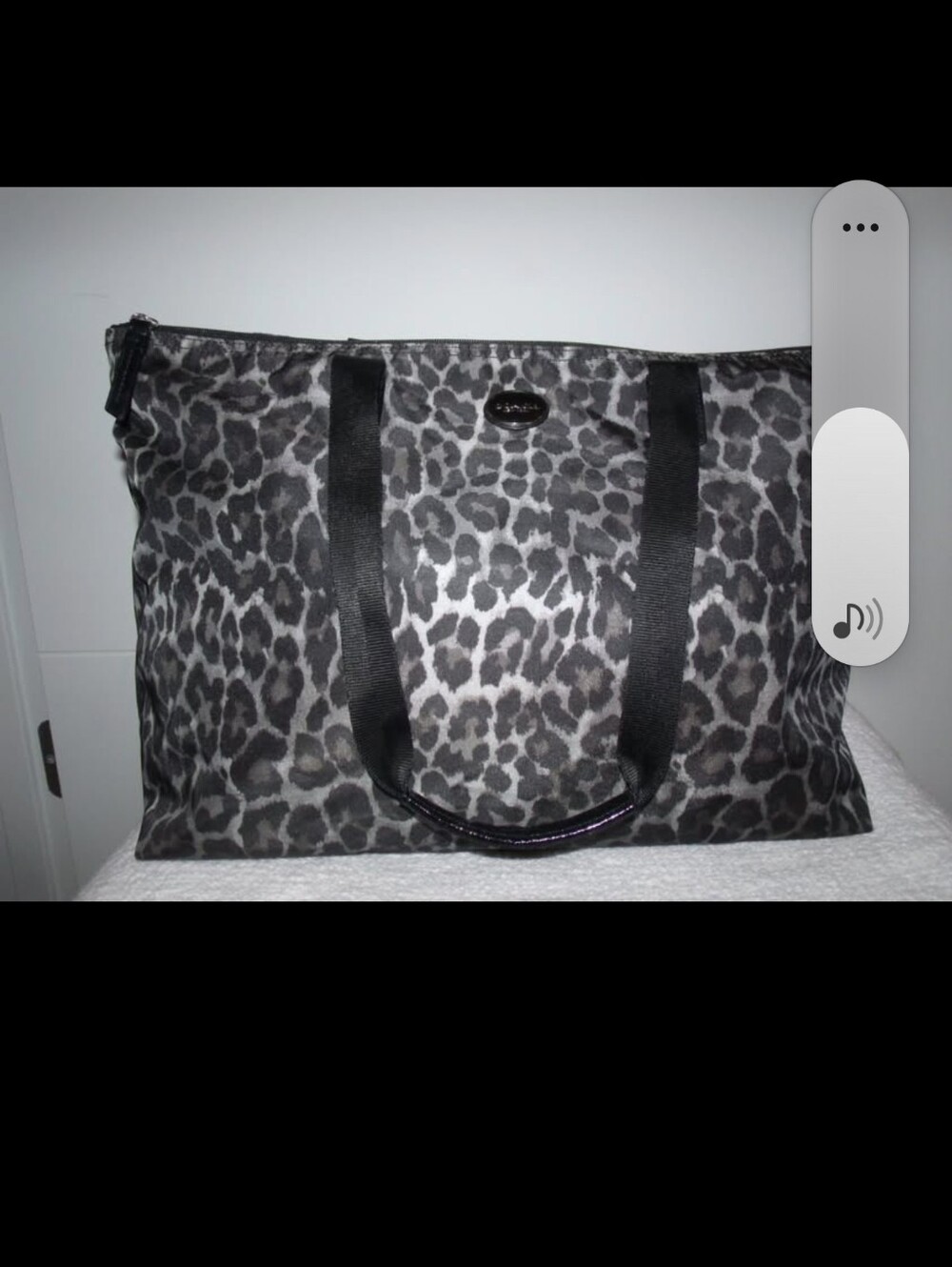 Coach Large Packable Travel Weekender Tote Bag